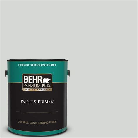 Behr Premium Plus Gal Ppu Misty Coast Semi Gloss Enamel
