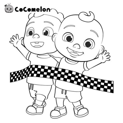 Cocomelon Coloring Drawing Image