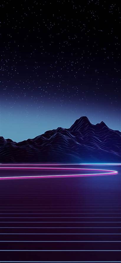 4k Iphone Neon Highway Xs Wallpapers Aesthetic