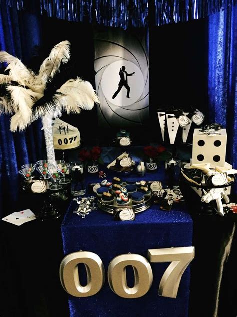 How Cool Is This James Bond 007 Birthday Party See More Party Ideas At