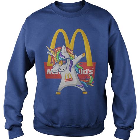 Dabbing Unicorn Mcdonalds Shirt Limited Edition Shirts