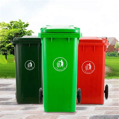 240l Wheeled Outdoor Plastic Trash Bin Steel Waste Container Buy 240l