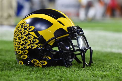 Michigans Helmet Stickers Will Feature A Unique Twist In 2021