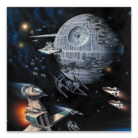 Star Wars Death Star Return Of The Jedi Canvas Wall Art