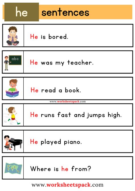 Sight Words Sentences With Pictures Pdf Printable And Online