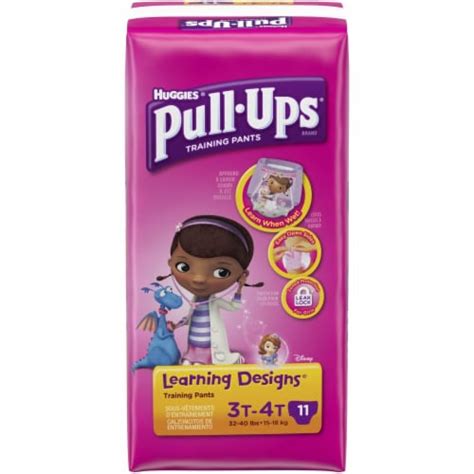 Huggies Pull Ups Learning Designs Girls 3t 4t Training Pants 11 Ct Dillons Food Stores