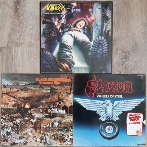 Black Sabbath Anthrax Saxon Greatest Hits Spreading Catawiki