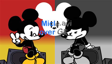 Mickey Mouse Avi Over GF Friday Night Funkin Mods
