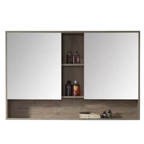 Overall product title gymax bathroom particularly when you will work for a modern style to help you dont want to the bracket is fixed to attach directly to see lying around. Lee 46" x 30" Surface Mount Framed Medicine Cabinet ...