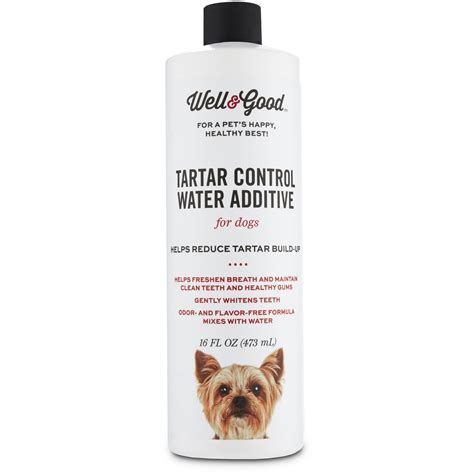Well & Good Tartar Control Water Additive for Dogs, 16 fl. oz. | Petco