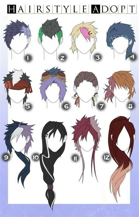 To draw anime hair start by drawing the outline of the head and the hairline. Pin by Freerunner on Drawing | Anime boy hair, Anime ...