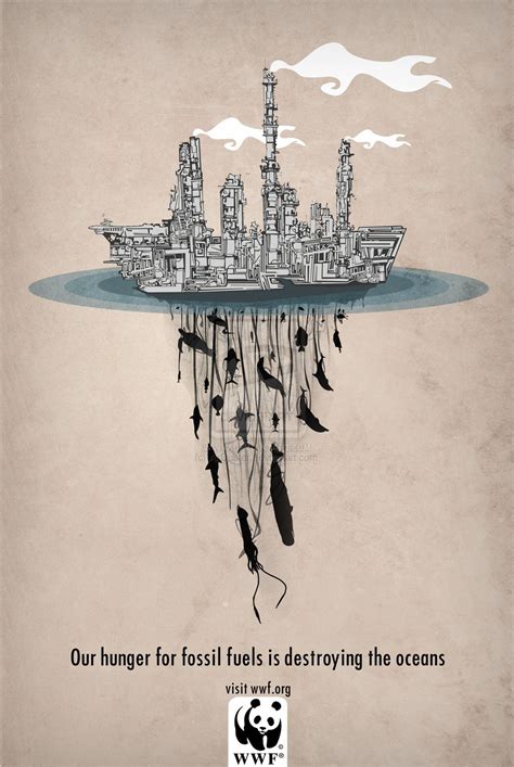 Wwf Pollution Campaign Poster Environmental Art Environmental