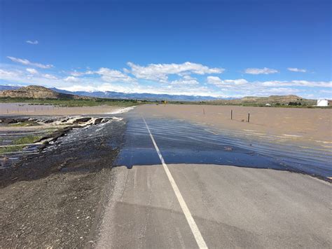 WYDOT closes WYO 132 and US 26 near Riverton because of flooding