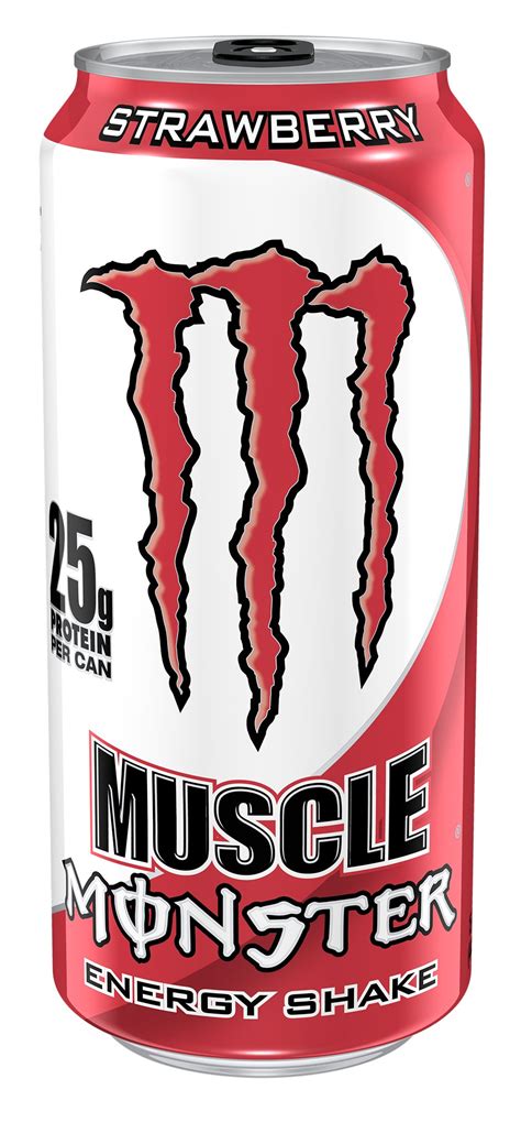 Tear into a can of the meanest energy drink on the planet, monster energy. Monster Muscle Strawberry Energy Shake - Shop Sports & Energy Drinks at H-E-B