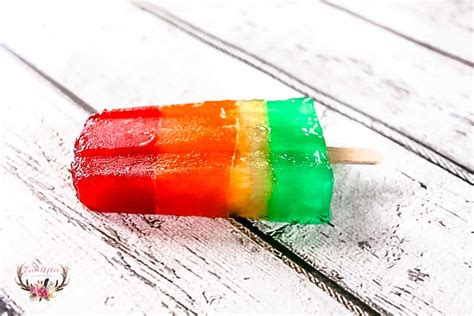 Rainbow Jello Ice Pops Ever After In The Woods