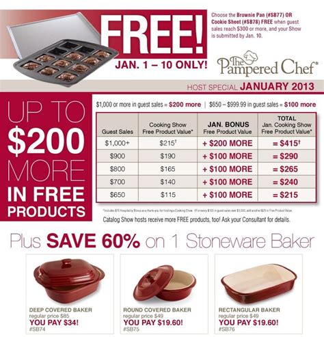 Ok Here Is The January Pampered Chef Special Lets Get Our Orders On