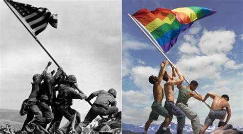 Gay Pride Adaptation Of Iwo Jima Photo Sparks Online Controversy