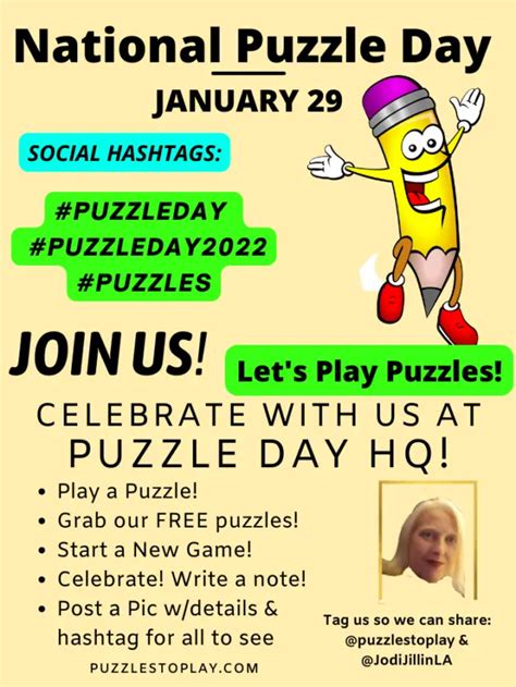 National Puzzle Day 2022 Puzzles To Play