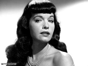 S Pinup Model Bettie Page Dead At Cnn Com