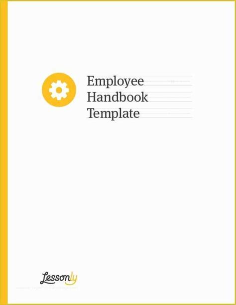 Free Employee Handbook Template For Small Business Of Employee Handbook