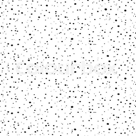Seamless Pattern With Small Black Dots Randomly Disposed Spots