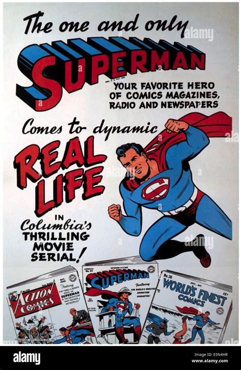 Superman Superman 1948 Stock Photo Alamy