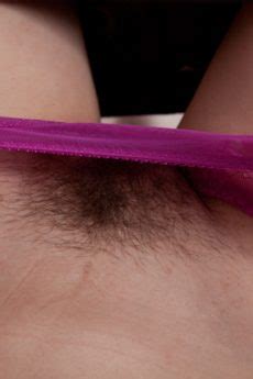 Hairy Blonde Melissa Delancey Is Pretty In Pink Lingerie WeAreHairy