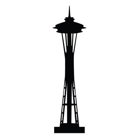 Seattle Space Needle Silhouette Art Docent Pinterest Seattle