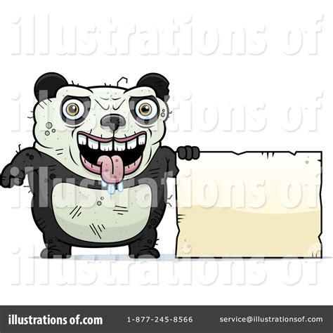 Ugly Panda Clipart 1103337 Illustration By Cory Thoman