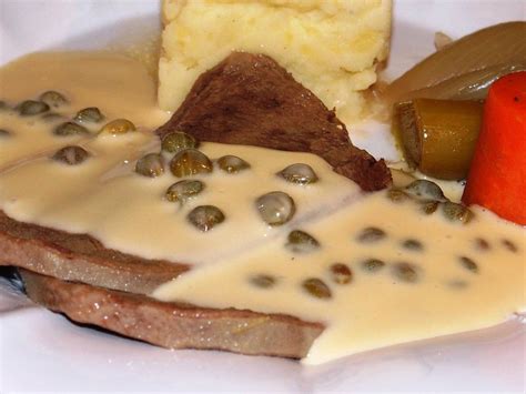 Langue de boeuf sauce aux câpres