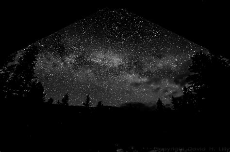 Wallpaper Trees Mountains Nature Clouds Forest Dark Way Stars