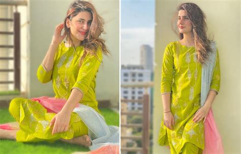 Kubra Khan Is A Breath Of Fresh Air In Lime Colored Dress Lens