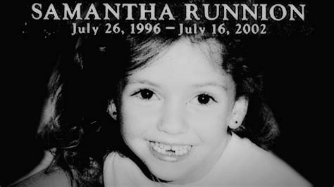 Samantha Runnion This Broken Love 13 Years Later Youtube