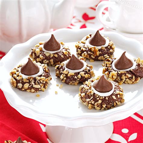 Chocolate Thumbprints Cookies Recipe Taste Of Home