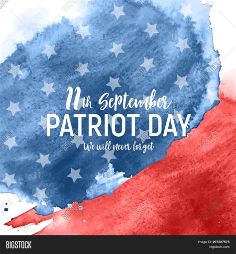Patriot Day Usa Poster Image And Photo Free Trial Bigstock