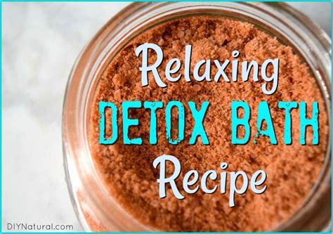 detox bath recipe french red clay and epsom salt for a relaxing detox