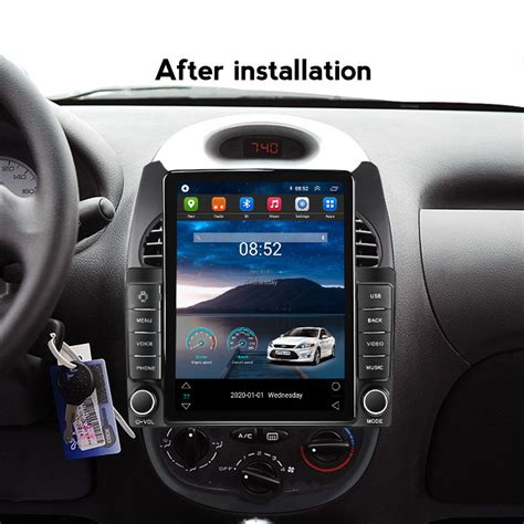 Navigatie GPS NAVI IT Compatibil Cu Peugeot 206 2004 2008 Tesla Style