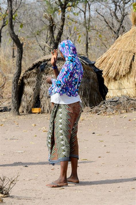 Unidentified Fulani Woman In National Clothes Walks From Behind Editorial Photography Image Of