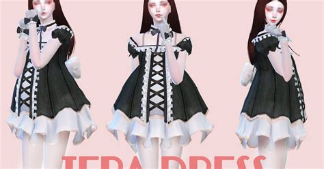 Sims 4 Ccs The Best Dress By Zauma