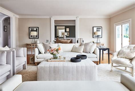 Get The Look Warm White Living Room Design With Unfussy