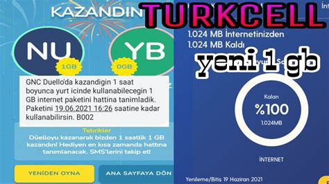 Yen Kampanya Ikti Turkcell Zle Gb Kazan Youtube