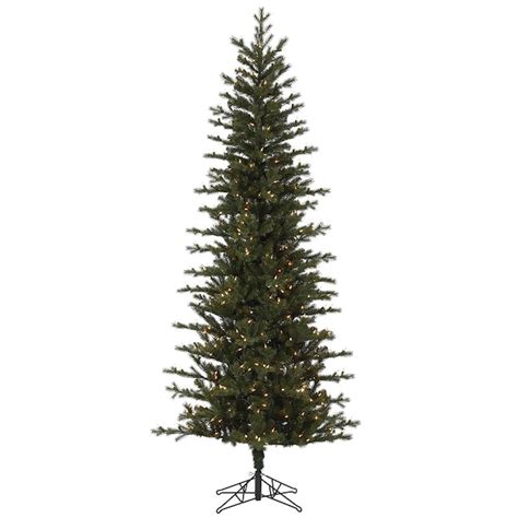 Vickerman 65 Ft Pre Lit Slim Artificial Christmas Tree With