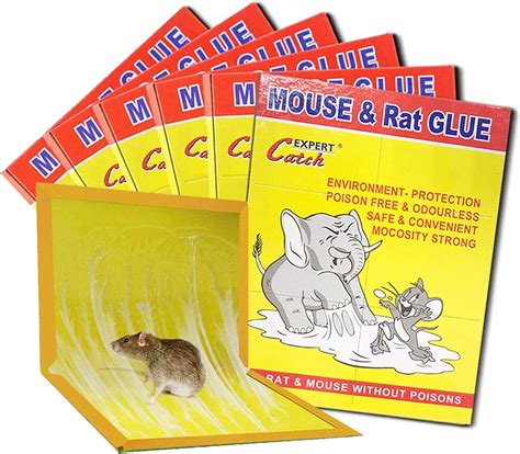 Mouse Glue Boards Professional Grade Glue Traps Rodent Sticky Traps 10