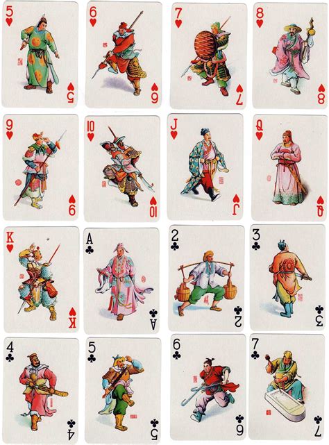 Characters Of The Water Margin — The World Of Playing Cards