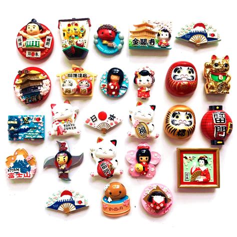 Kayiyo Japan Cute 3d Fridge Magnet Travel Souvenir Refrigerator
