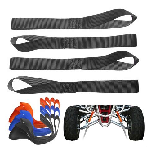 Whenever you need to transport motorcycle, all you need. Soft Loop Tie Down Straps Motorcycle ATV Snowmobile Dirt ...