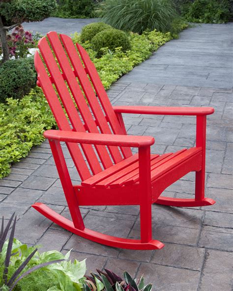 Polywood® Classic Adirondack Rocking Chair Adrc100 Polywood