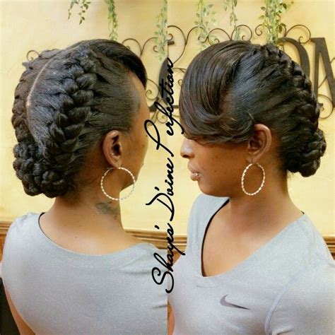 Goddess Braids Hairstyles With Bangs Hairstyle Guides
