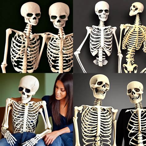 Skeleton Divorcing From Man S Body But They Re Still Stable Diffusion