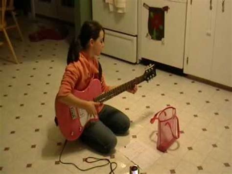 Courtney Playing Th Guitar YouTube